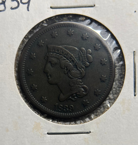 1839 Type of 1840 Large Cent